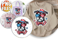Timeless TOTE BAG Designs PNG, American Dog Product Image 1