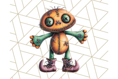 Halloween Monster Clipart PNG, Cute Spooky Characters Product Image 5