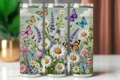 Spring Tumbler Wrap 20 oz - daisy Product Image 1