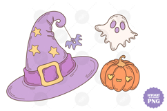 Coquette Girly Halloween Pumpkin Pink Bow Clipart PNG Bundle Product Image 26