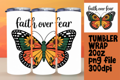 DIY 20oz Tumbler Wrap File , Butterfly Product Image 1