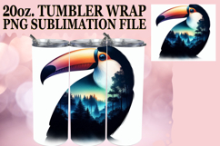 Cheerful evenings 20oz tumbler wrap, Animals Art Product Image 1