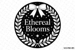 Ethereal Blooms Svg | Christmas Svg | Svg Cut Files Product Image 1