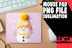 Sweet Mouse Pad Ideas for Gifts, Snowman Product Image 1
