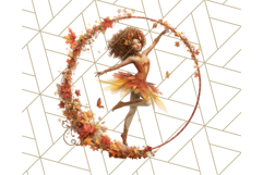 Autumn Circus Performers Clipart Vintage Characters PNG Product Image 5