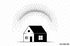 Christmas Home Svg | Christmas Svg | Svg Cut Files Product Image 1