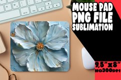 Whimsical Blooms: 3D Spring Mouse Pad Designs PNG Product Image 1