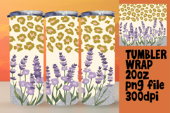 RICH 20oz Tumbler PNG Design , Leopard Print Product Image 1