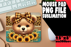 Joyful Desk Pad Sublimation PNG, Cute Animals Product Image 1