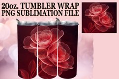Fresh Flower Sublimation Tumbler Wrap 20oz Joy Product Image 1