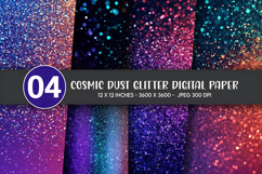 Cosmic Dust Glitter Digital Paper Product Image 1