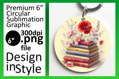 Gorgeous Round Design Car Coaster Template , Books Product Image 1