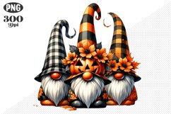 Halloween Gnomes Sublimation - Clipart PNG Design Product Image 1