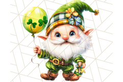 Leprechaun Gnome PNG, St. Patrick’s Day Clipart, Irish Art Product Image 5
