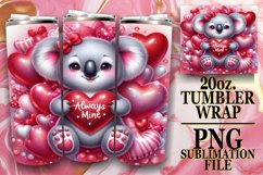Joyful Moments 20oz tumbler wrap, Valentines Product Image 1