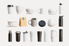 3D Coffee Mug and Cup Collection Product Image 2