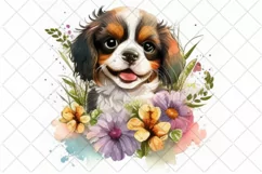 Cute Happy puppies Watercolor cliparts | Dogs Illustrations Product Image 4