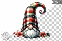 Christmas Gnome Sublimation - Clipart PNG Design Product Image 1