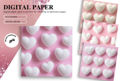 Heart Valentines Background Love Wallpaper Bokeh Backdrop_45 Product Image 1