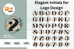 Elegant Initials for Logo Design Monogram Product Image 1