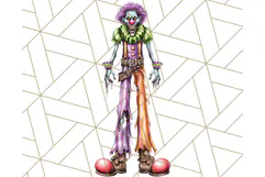 Bold Zombie Clipart PNG, Creepy Halloween Clip Art Product Image 5