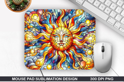 Mouse Pad Sublimation, Summer Mouse Pad PNG Design Product Image 1