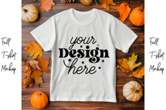 Fall t-shirt mockup, Fall mockup Product Image 1