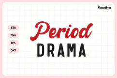 Funny Sanitary Pouch Quote | Period Drama Product Image 3