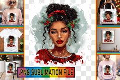 Timeless TSHIRT Ideas PNG, Xmas Girl Product Image 1