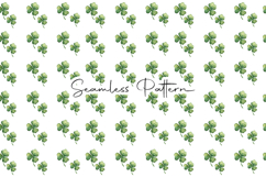 Watercolor Shamrock Seamless Art - Leprechaun &amp; Clovers Product Image 1