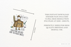 Sarcatic Travel Stickers Product Image 3