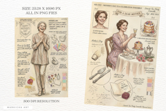 Ephemera Mothers Day Junk Journal Pages - Junk Journal Pack Product Image 3