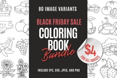 Big Sale Coloring Book Pack for Creatives Product Image 1