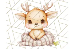 Woodland Nursery Baby Animals And Fantasy Forest PNG Clipart Product Image 5