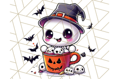 Monster Café Halloween PNG Clipart, Coffee Holiday Clip Art Product Image 5
