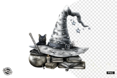 Vintage Old Halloween Clipart Product Image 1
