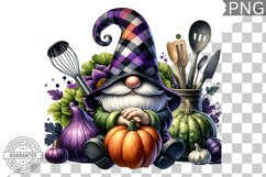 Halloween Kitchen Gnome Sublimation - Clipart PNG Design Product Image 1