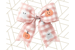Halloween Bow Clipart, Bright Holiday Ribbon PNG Product Image 5