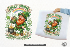 St Ptrick Day Gnome Png Sublimation Product Image 1