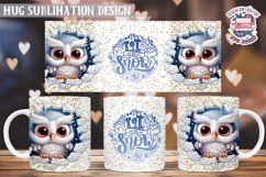 Christmas Mug Wrap Sublimation Funny Quote 3D Wall Animal Product Image 1