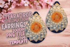 Lovely Teardrop Design for Crafting , Mandala Product Image 1