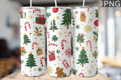 Christmas Tree Tumbler Wrap -High Quality 300 Dpi Product Image 1