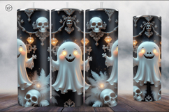 4 Halloween Tumbler Wrap Sublimations, 20 oz Product Image 4