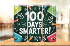 100 Days Of School Tumbler wrap, Teacher Day 20oz Tumbler Product Image 1