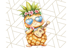 Tropical Tiki Friends PNG Clipart, Cute Summer Art Product Image 5