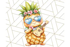Tropical Tiki Friends PNG Clipart, Cute Summer Art Product Image 5