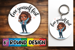 Enchanted Circle Keychain Magic, Love Woman Product Image 1