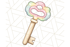 Fairy Tale Unicorn PNG Pastel Magic Clipart, Fantasy Rainbow Product Image 5
