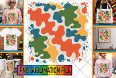 Unique PNG TSHIRT Gift Ideas, Funky Pattern Product Image 1