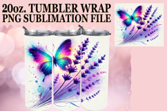 RADIANT EVENINGS 20oz TUMBLER WRAP, Butterfly Product Image 1